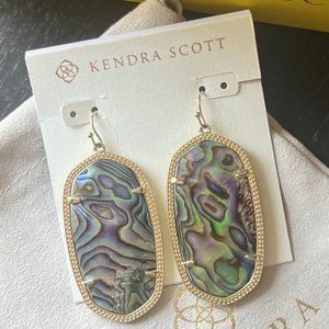 Kendra Scott Danielle Gold Drop Earrings  Abalone